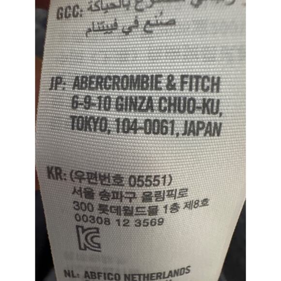 Abercrombie & Fitch Fleece Hoodie Size Large - Picture 7 of 7